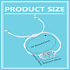 1Pc Adjustable Alloy & Waxed Cord Anklets for Women AJEW-LP0007-58A-2