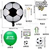 Football Paper Cake Toppers AJEW-SC0002-75-2