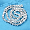 ABS Plastic Imitation Pearl Round Beads X-MACR-S789-20mm-01-2