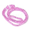 Baking Paint Synthetic Non-Magnetic Hematite Beads Strands G-H020-K01-07-4