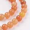 Natural Red Aventurine Beads Strands X-GSR023-4