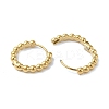 304 Stainless Steel Round Ball Beaded Hoop Earrings for Women EJEW-Q781-03G-2
