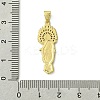 Brass Micro Pave Cubic Zirconia Pendants KK-H472-43G-02-3