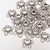 5-Petal Flower Tibetan Silver Fancy Bead Caps LS-AA484-3