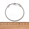 Religion 304 Stainless Steel Bangles for Women BJEW-K280-01P-5
