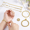 6Pcs 6 Styles Stainless Steel Chain Bracelets Kits BJEW-PH0004-47-3