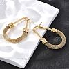 201 Stainless Steel Hoop Earrings EJEW-Q026-15G-A-5