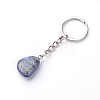 Natural Lapis Lazuli Keychain X-G-Q484-D06-2