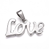 Tarnish Resistant 304 Stainless Steel Pendants STAS-I135-01P-1