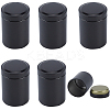8Pcs Tinplate Tea Sealed Storage Box with Lid CON-CP0001-010-1