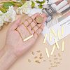 DIY Stamping Blank Tag Pendant Necklaces Making Kits DIY-SC0013-40G-3