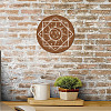 Creative Natural Wooden Wall Hanging Decoration AJEW-WH0331-008-6