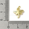 Brass Micro Pave Colorful Cubic Zirconia Charms KK-M283-26B-02-3