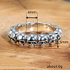 Skull Head Alloy Finger Rings FS-WGF71B4-03-5