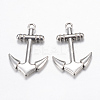 Tibetan Style Alloy Pendants TIBE-S299-050AS-RS-1