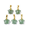 Natural Green Aventurine Charms G-N326-142-07-2