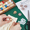 Alloy Cufflinks & 4-Hole Plastic Buttons HJEW-NB00246-3