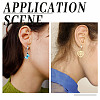 SUNNYCLUE 20Pcs 5 Style Stainless Steel Huggie Hoop Earrings Findings STAS-SC0004-51-5