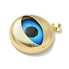 Brass Resin Pendants KK-H079-02A-G04-2