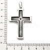 316 Surgical Stainless Steel Pendants STAS-A123-12AS-3
