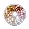 Glass Pearl Bead Sets HY-JP0003-02-4