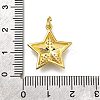 Brass Micro Pave Cubic Zirconia Pendants ZIRC-I070-092G-3
