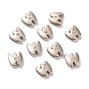 Letter Slider Beads for Watch Band Bracelet Making ALRI-O012-W-NR-1