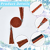 5Pcs 5 Styles PU Leather Wrap Around Chain Belt AJEW-CP0008-15-6