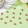 16Pcs Brass Micro Pave Cubic Zirconia Pendants KK-BBC0018-67-7