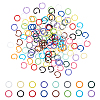 160pcs 16 Colors Baking Paint Iron Jump Rings IFIN-PH0001-85-1
