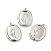 Non-Tarnish 304 Stainless Steel Pendants STAS-H172-17P-4