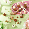 Silicone Beads Round Rubber Bead 15MM Loose Spacer Beads for DIY Supplies Jewelry Keychain Making FIND-TA0008-90B-7