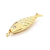 Brass Micro Pave Clear Cubic Zirconia Pendants LS-KK-G416-11G-2