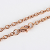 304 Stainless Steel Cable Chain for Necklace Making LS-STAS-P045-06RG-1