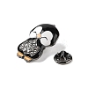Zinc Alloy Rhinestone Brooches JEWB-E037-02B-06-3