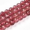 Natural Strawberry Quartz Beads Strands G-S345-6mm-21-1