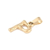 304 Stainless Steel Pendants STAS-F235-01G-P-2