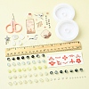 DIY Lampwork Beaded Bracelet Making Kit DIY-FZC0001-01C-3