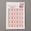 Women's PET Plastic Face Glitter Tattoos Stickers DIY-WH0386-05B-1