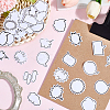 180Pcs Self Adhesive Paper Stickers DIY-SP0005-81-4