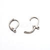 Tarnish Resistant 304 Stainless Steel Leverback Earring Findings LS-STAS-L153-05-1