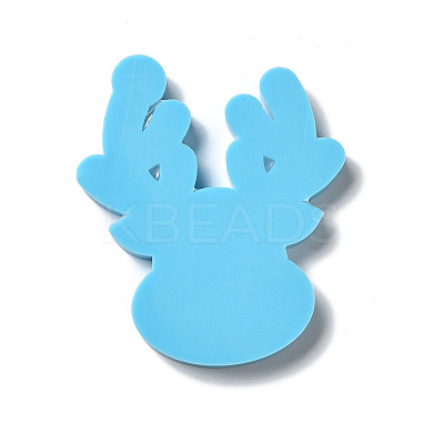 DIY Christmas Reindeer Head Pendant Silicone Molds LS-SIMO-B006-03-1