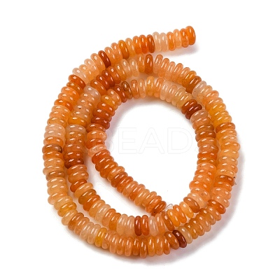 Natural Red Aventurine Beads Strands G-G084-A11-01-1