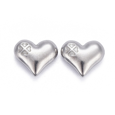 Tarnish Resistant 304 Stainless Steel Beads STAS-K213-10P-1