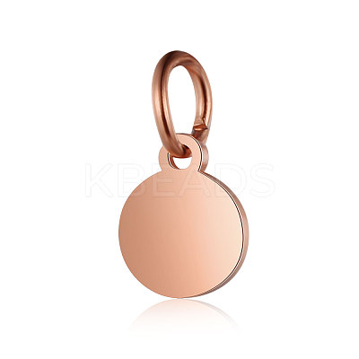 Ion Plating(IP) 304 Stainless Steel Pendants STAS-I311-33C-RG-1
