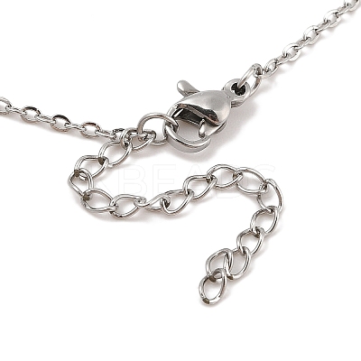 Heart 304 Stainless Steel Micro Pave Cubic Zirconia Pendant Necklaces & Bracelets & Stud Earrings Sets for Women SJEW-C004-13P-01-1