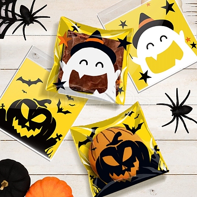 Halloween Theme Plastic Bakeware Bag ABAG-F007-01A-1