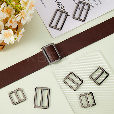 8Pcs 4 Styles Alloy Slider Buckles FIND-GF0007-01B-1