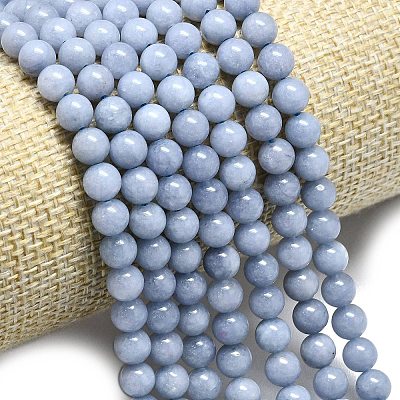 Natural Malaysia Jade Beads Strands G-L645-A01-6mm-11-1