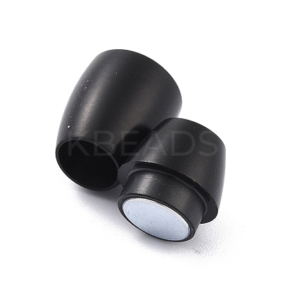 Ion Plating(IP) 304 Stainless Steel Magnetic Clasps with Glue-in Ends STAS-F276-01EB-1